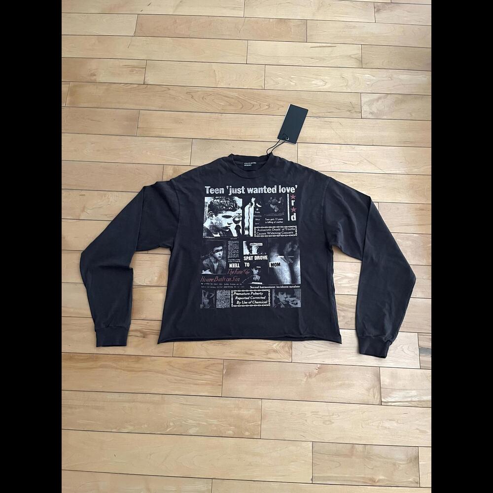 NWT - Enfants Riches Deprimes Teen Just Wanted Love LS Tee